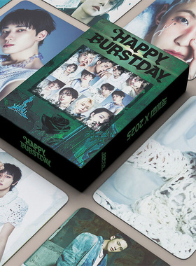 SVT 小十七正规五HAPPY BURSTDAY专辑小卡55张照片卡明星自制卡片