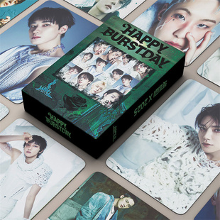 SVT 小十七正规五HAPPY BURSTDAY专辑小卡55张照片卡明星自制卡片