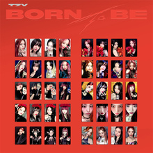 ITZY第八张迷你专辑Born To Be全版本固配小卡黄礼志周边自印卡片