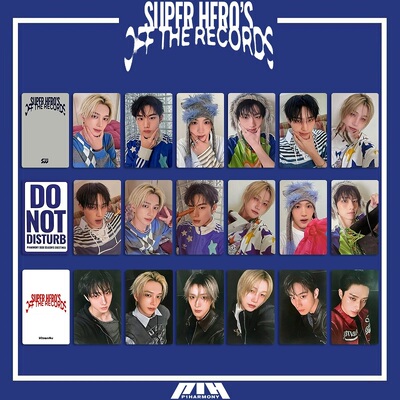 P1Harmony 2026台历周边小卡特典皮万台历SUPER HERO RECORDS卡片