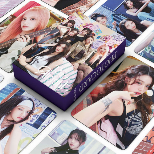 IVE专辑小卡55张BE ALRIGHT自制wonyoung张元英LIZ照片卡明信片