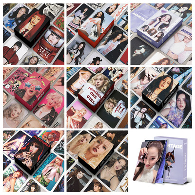 55张粉墨单人总链接JENNIE ROSE JISOO lisa周边自印小卡随机卡片