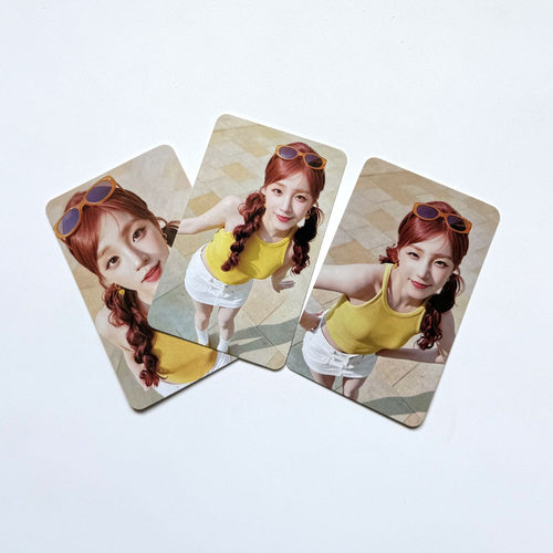 宋雨琦YUQI代言周边自印圆角小卡同款小卡GIDLE ILDE小卡收藏卡