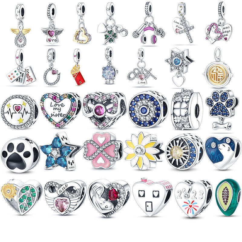 原创新品潘家风格手链珠子s925银