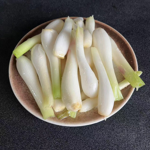 安徽六安农家手工腌葱头茭头咸菜