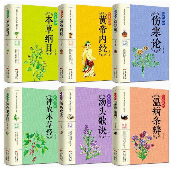 中医名著彩色图解全6册
