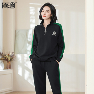 【锦棉罗马】简涵大码女装新款高端轻奢早秋新款胖妹妹显瘦套装