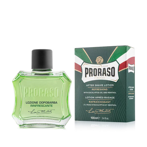 意大利Proraso博拉索檀香乳木果须后水100ml桉树薄荷须后水400ml