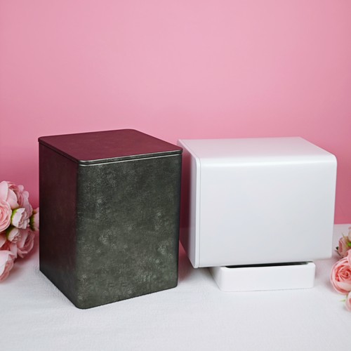 马口铁茶叶罐110方形密封咖啡豆坚果岩茶包装铁罐伴手礼包装铁盒