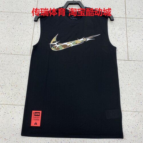 NIKE/耐克 男子夏季运动休闲训练速干针织无袖T恤背心 HM4463-010