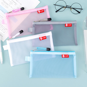 网纱袋小号A6透明小文件袋透明笔袋简易笔袋轻便防水加厚票据袋