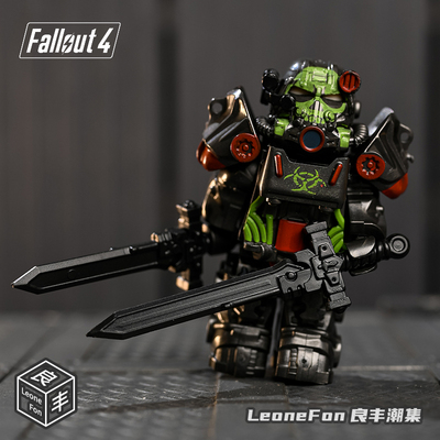 辐射游戏T60动力装甲拼装人仔