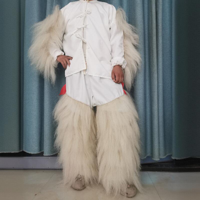 舞狮子狮裤狮衣北狮子舞龙舞狮衣服裤子布衫屁帘戏曲道具直发