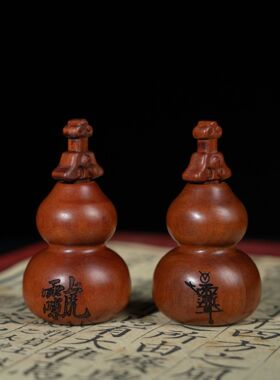 【养剑葫芦】雷击枣木剑葫芦福禄