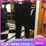 Trung tâm mua sắm quần áo nam GXG với bộ quần vest đen cổ điển Xixia quần ống đứng nam # 181114105 - Suit phù hợp