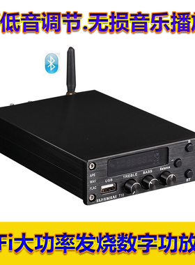 T10大功率HiFi蓝牙家用电脑发烧功放机音频功率放大器u盘无损解码