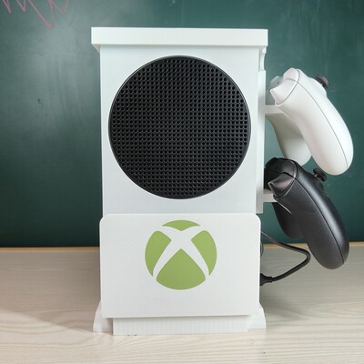 XboxSeries主机支架手柄挂架散热底座XSS直立式支架硬盘盒架收纳