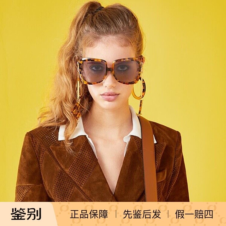 正品代购 Fendi墨镜女2020年时尚新款方形大框FF0429/S芬迪太阳镜