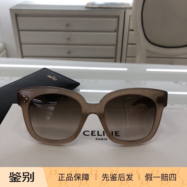正品代购celine赛琳经典新款偏光镜片大框墨镜太阳眼镜CL4002UN
