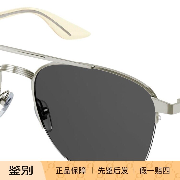 新款GUCCI古驰GG0985S男士时尚个性简约飞行员金属太阳镜墨镜眼镜
