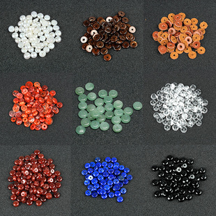 diy红玛瑙隔片青金白水晶文玩金刚星月菩提配件材料蜜蜡南红椰壳