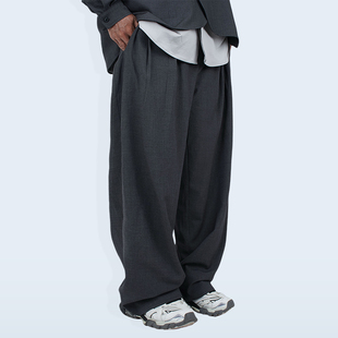 STREAMLET.CHEN 百叶褶垂感西裤