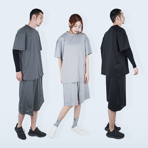 速干弹力运动套装(上衣+下装)