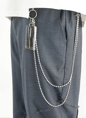 STREAMLET.CHEN:TRANSPARENT KEY CHAIN/透明方框多功能裤链