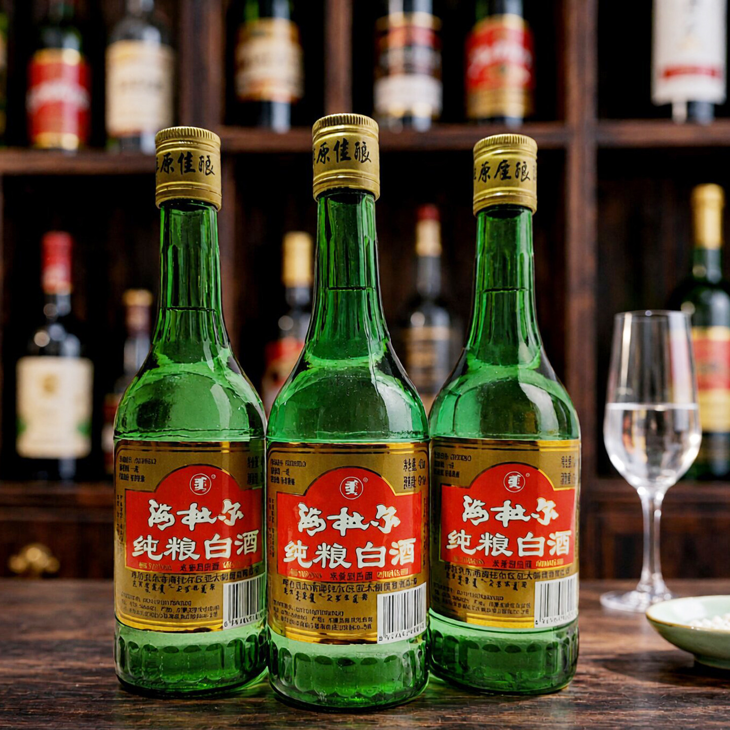 海拉尔纯粮白酒450ml固态法50度