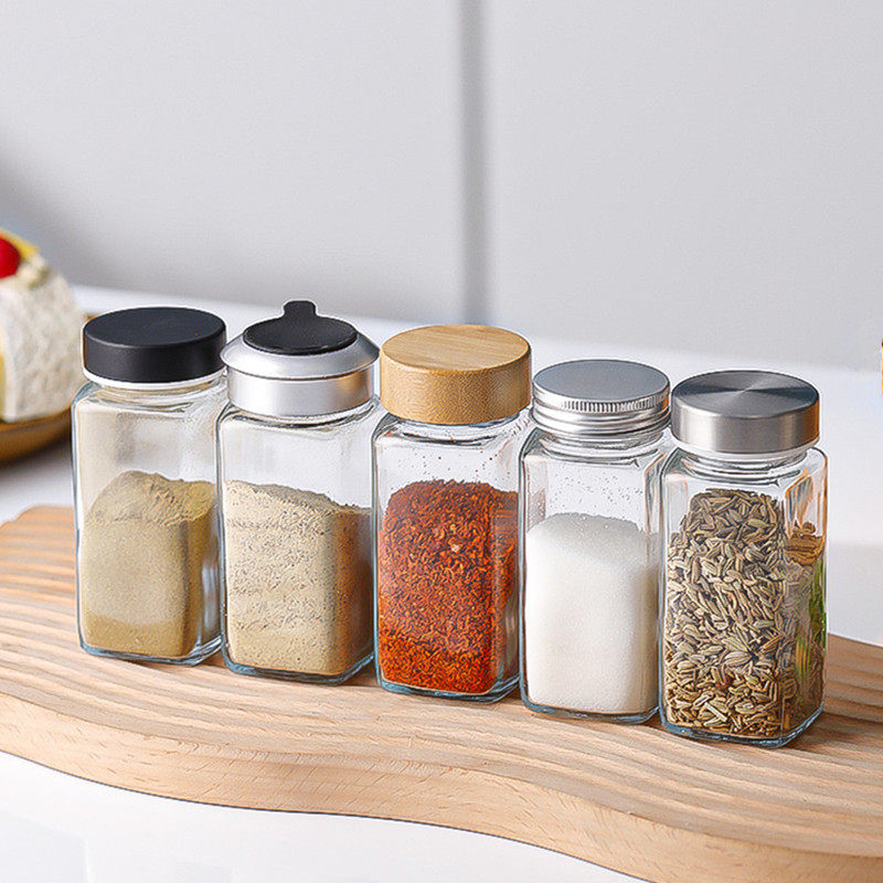 透明玻璃调料瓶厨房密封罐