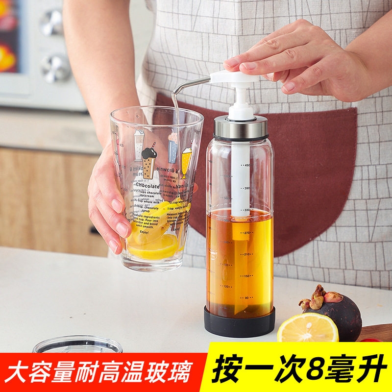 魔尚家居新品泵头定量蜂蜜蚝油瓶按压式油壶大号压嘴玻璃挤酱瓶子在类目 厨房/烹饪用具, 厨用小工具/厨房储物, 储物瓶罐/厨房储物器皿, 调味瓶罐中 - 来自Buy2taobao.com提供专业的淘宝代购服务