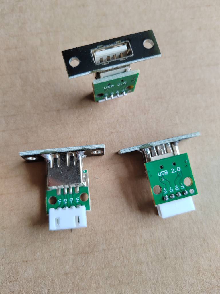 USB2.0母头转2.5*4P针插