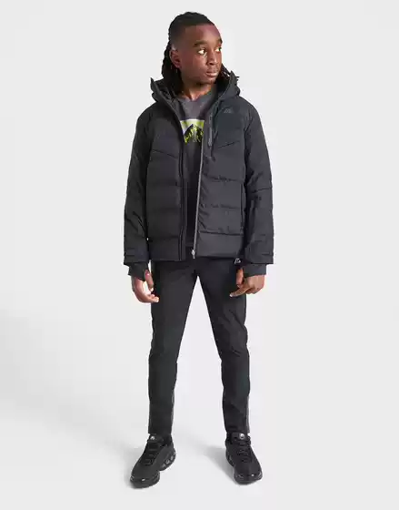 Montirex Children's Descent Functional down Jacket Color-Blocked Thickened Hooded Outdoor Windproof Ski Winter Jacket