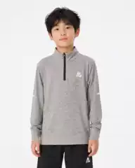 Montirex Kidsren's Sports Long-Sleeved Kidsren's Half-Zip Quick-Drying Breathable Elastic Training Top