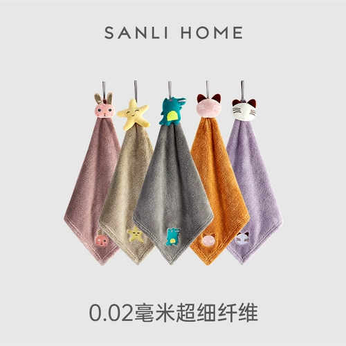 三利 Мультяшное милое быстросохнущее детское полотенце, носовой платок, хорошо впитывает воду