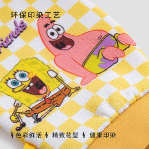 三利海绵宝宝澡巾搓澡巾家用女士专用可爱新款搓泥沐浴手套洗澡巾
