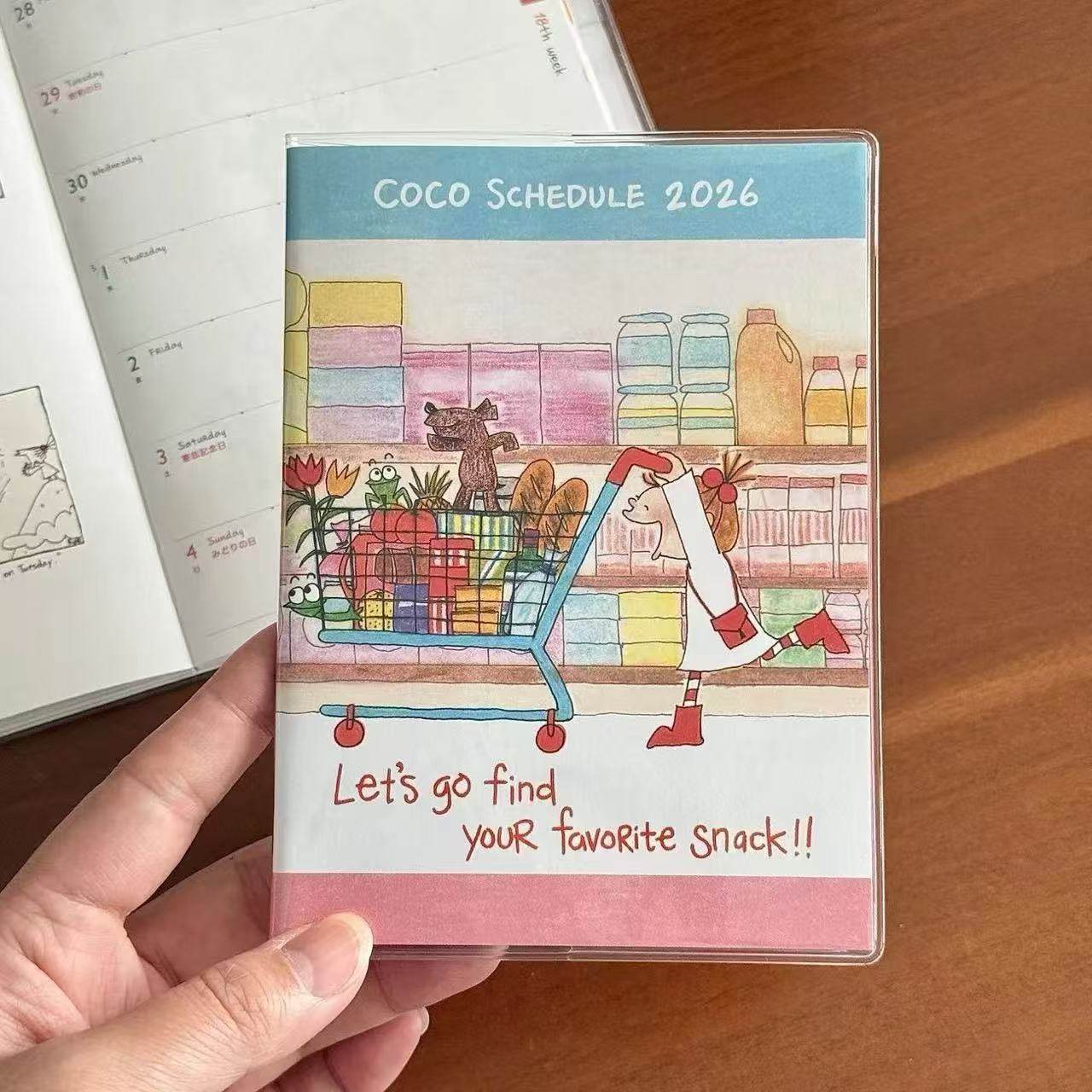 2026coc酱高颜值A6日程手账本