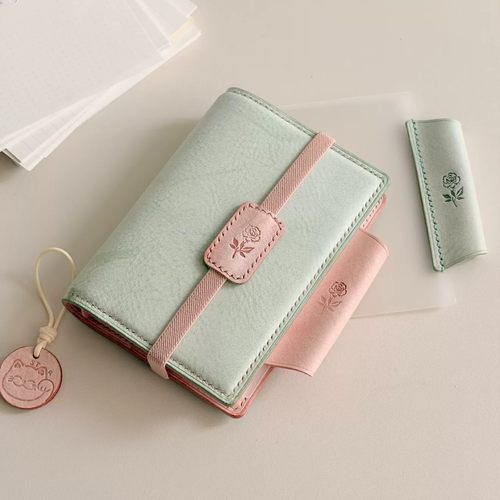 粉芽薄荷A7活页ins风手账本