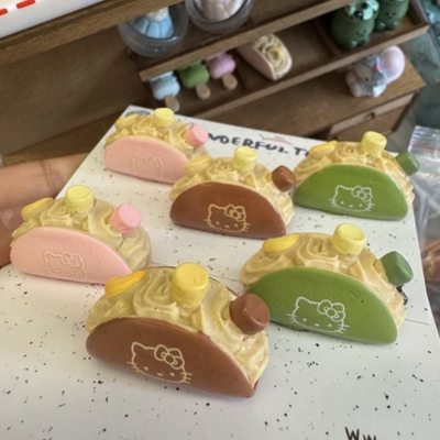 Реалистичная игра с едой для кукольного домика, маленькая игрушка, кремовая ручка, DIY, делается под заказ