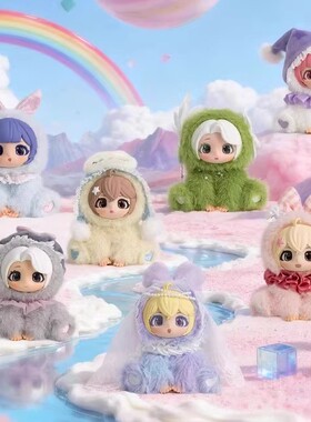 正版Vivistar的日常生活系列搪胶毛绒搪胶娃娃公仔手办盲盒摆件女