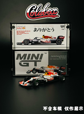 MINIGT680 F1红牛RedBull RB16B 1:64精品亚克力展示盒防尘盒