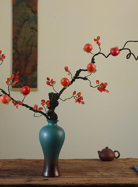 颢言陶瓷摆设中式玄关复古花瓶