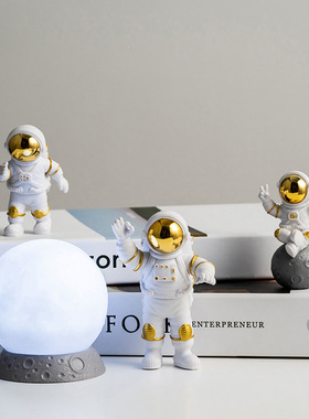 创意卡通太空人家居装饰品房间桌面宇航员摆件礼物夜市摆摊批发