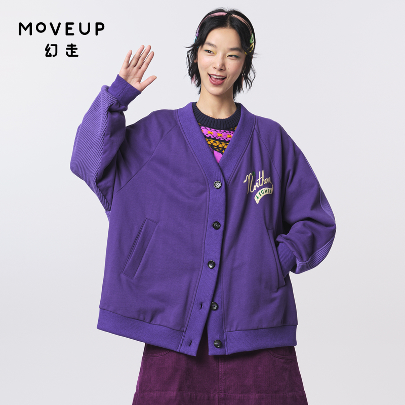Moveup小众短款冬季绣花