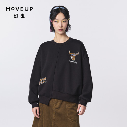 Moveup加绒设计师冬季绣花