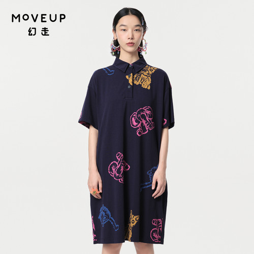 设计师Moveup纯棉幻走