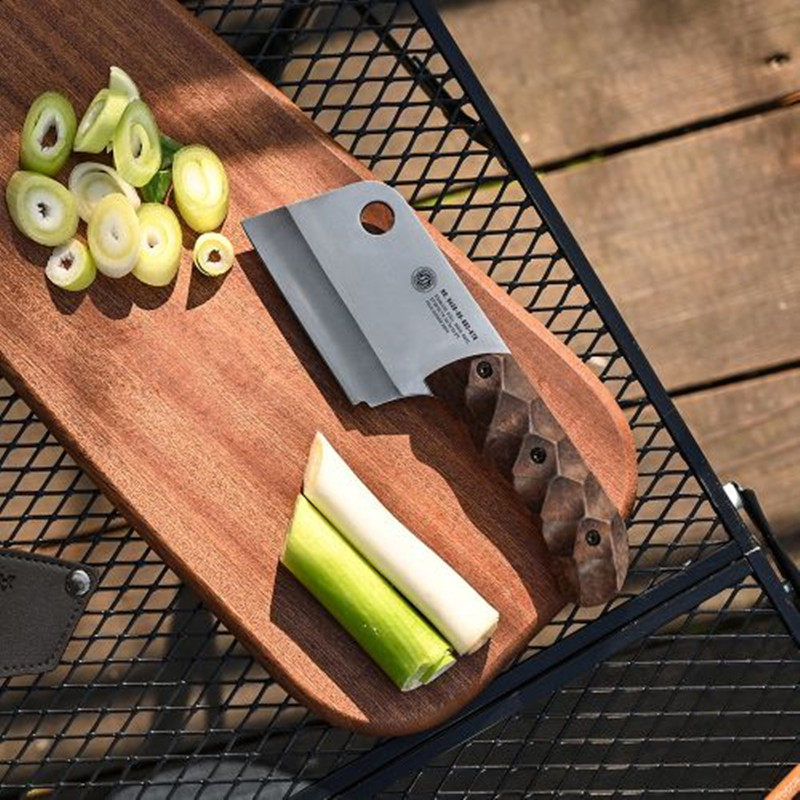 韩国原装kzm户外迷你菜刀厨房家用便捷式露营切菜切肉多个用途