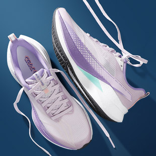 李宁跑步鞋女款健身鞋夏季网面透气超轻赤兔9PRO中考体考运动鞋子