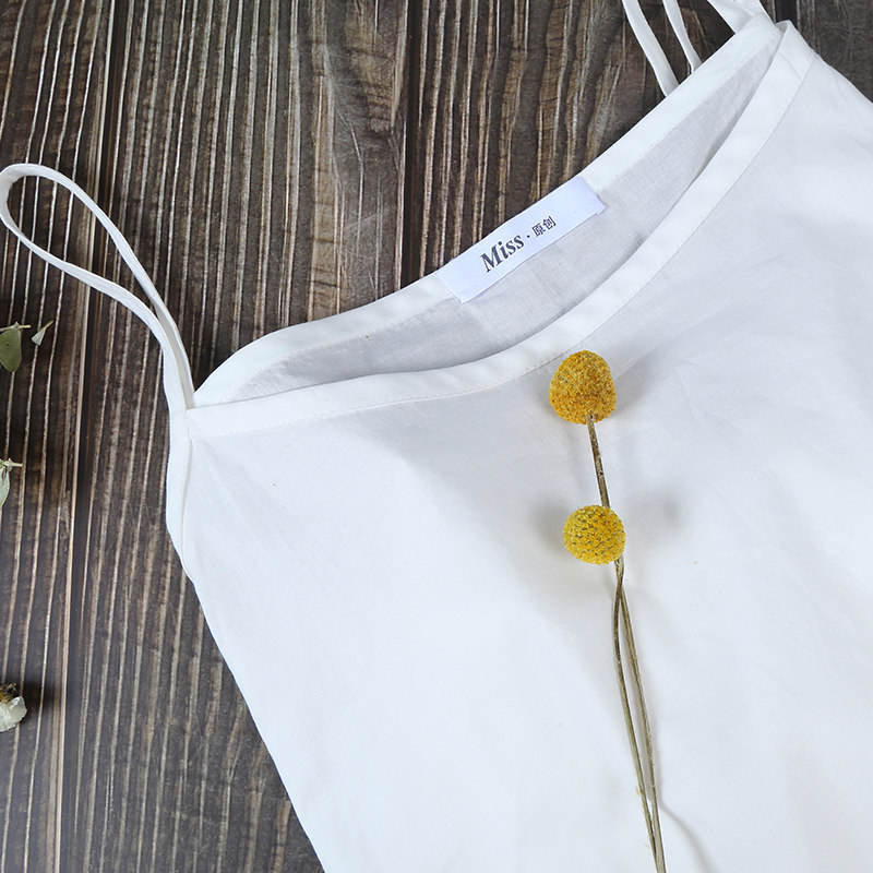 纯色吊带裙做搭配  柔软轻薄白色长款内搭打底,女装/女士精品,连衣裙,淘宝优惠券,粉丝福利购,淘宝优惠卷