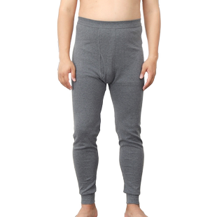 猫人大码纯棉秋裤中老年加肥加大打底棉毛裤子肥佬胖子保暖衬裤